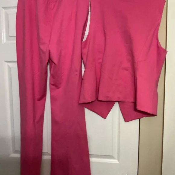 Fashion Nova Vibrant Pink Pantsuit Set - Picture 2 of 5